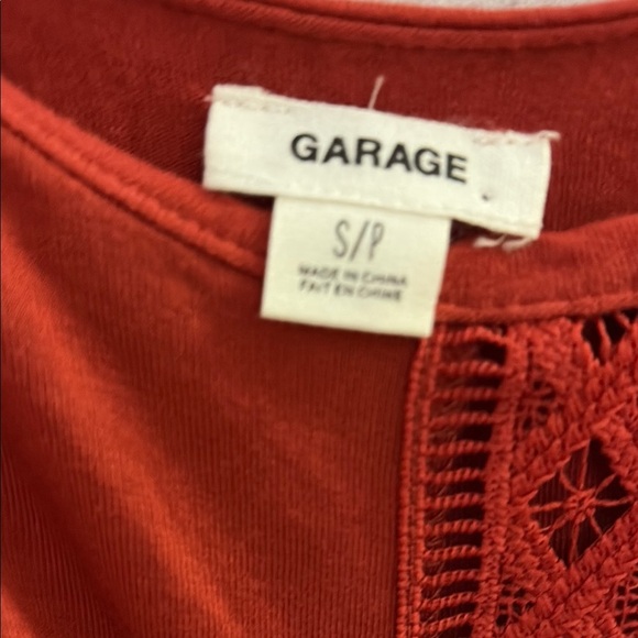 Garage Burnt orange romper Sz small - Picture 9 of 11